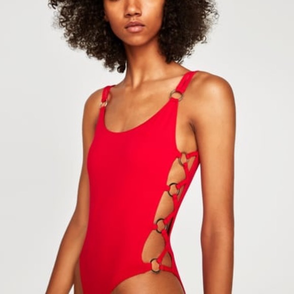zara one piece bathing suit